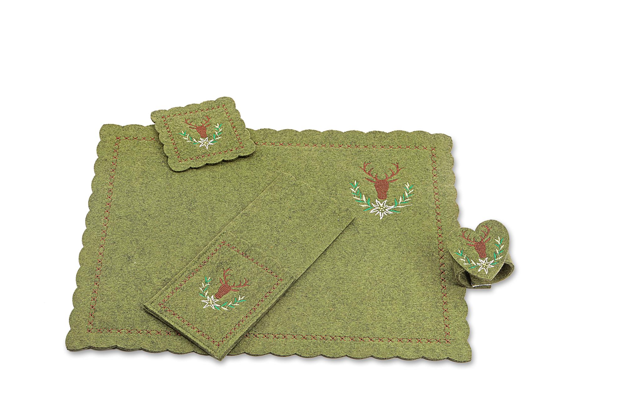 Sample embroidered product set